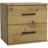 Masseno NACHTTISCH NOCTA 48/50/35 cm Eiche Artisan