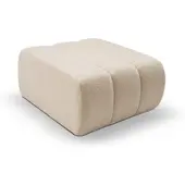 Masseno POLSTERHOCKER GIOIA Modern Sitzhocker, Fußhocker Creme
