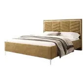 Lookway POLSTERBETT AURORA II 140x200 mit Bettkasten French Velvet 654