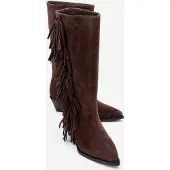 Forever & Always Orlo Lederstiefel mit Fransen im Western-Stil (Damen)