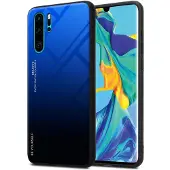 Cadorabo TPU 2 Farben Glas Cover