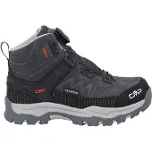 CMP Kids Kiruna Mid Fitgo WP Trekking Shoes grey-orange (45UV) 32