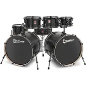 Premier Artist 22" 7-tlg. Double-Bass Drum-Kesselsatz Matte Black
