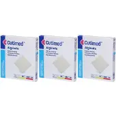 Cutimed Alginate Alginatkompressen 10x10 cm x3 3x10 St Kompressen