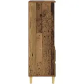 vidaXL Highboard Altholz 40 x 36 x 110 cm Holzwerkstoff