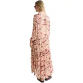 Scotch & Soda Ufu01635t Langarm-midikleid