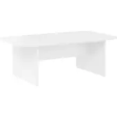 vidaXL Couchtisch Hochglanz Weiß 93 x 53 x 33 cm Holzwerkstoff