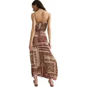 Scotch & Soda Ufu01584t ärmelloses Langes Kleid