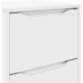 vidaXL Aufbewahrungsschrank Weiß 40 x 48 x 105 cm Holzwerkstoff