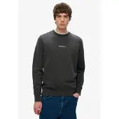 Superdry für Herren. M2014007A Sweatshirt mit Rundhalsausschnitt und schwarzem Mikro-Logo-Print (XL), Lässig, Baumwolle