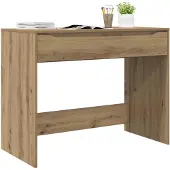 vidaXL Schreibtisch mit Schublade Artisan-Eiche Holzwerkstoff