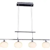 Näve Pendelleuchte, 4flg.; Farbe: chrom, opal, 7037042