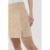 Hiccups for Kids Hochtaillierter Mini-Tweed-Rock mit Schlitz