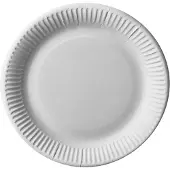 Papstar 25 X 12 Teller, Pappe "pure" rund Ø 23 cm weiss