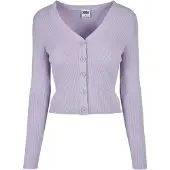 Urban Classics Cardigan "Damen Ladies Short Rib Knit Cardigan" 1 Stk.