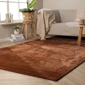 NATURL. Waschbarer Teppich - Clean Rost 120x170cm