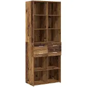 vidaXL Bücherregal Altholz 30 x 42,4 x 185,2 cm
