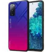 Cadorabo TPU 2 Farben Glas Cover