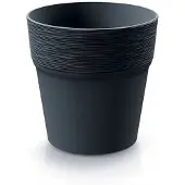 Prosperplast - FURU Topf - 12,2 x 12,2 x 12,2 cm in Anthrazitfarbe