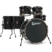 Premier Artist 22" 6-tlg. Classic Rock Kesselsatz Matte Black