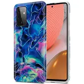 Cadorabo IMD TPU Bunter Marmor Cover