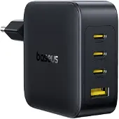 Baseus EnerFill FH11 Netzladegerät 140W, 3x USB-C, USB-A, Schwarz