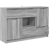vidaXL Sideboard Graues Sonoma 100 x 30 x 65,6 Holzwerkstoff