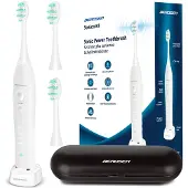 Berdsen Sonica B3 Schallzahnbürsten-Set mit Etui, weiß