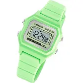 Calypso Digital Crush Kinderuhr Silikonband grün Datum Timer K5802/1