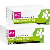 AbZ-Pharma GmbH Cetirizin AbZ 10 mg Allergietabletten Doppelpack 2X100 St