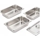 Relaxdays Gastronorm Behälter 3er Set Edelstahl Silber Stapelbar mit Deckel 6,5 cm x 32,5 cm x 17,6 cm