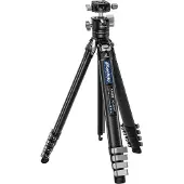 Leofoto AZ-235C+LH-30R Ultrakompaktes Stativ der Azure-Serie, halb silber