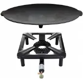 All'Grill Hockerkocher-Set (klein) mit Gusseisengrillschale Ø 45 cm - ohne Zündsicherung