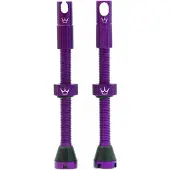 Peaty's Peatys X Chris King MK2 Tubeless-Ventile – 1 Paar schlauchlos 80 mm violett PTV2-80-VLT-12