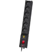 LESTAR LX 610 GA K.:CZ 1,5M schwarze Steckdosenleiste
