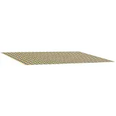 vidaXL Markisenersatzstoff Grün und Gelb 450 x 300 cm Polyester