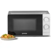 Hisense Gorenje MO20CE1W5, Arbeitsplatte, Solo-Mikrowelle, 20 l, 700 W, Drehregler, Weiß