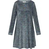 Usha Kleid Frauen blau mehrfarbig