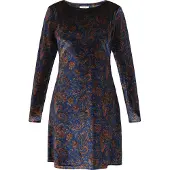 Usha Kleid Frauen blau mehrfarbig