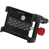 Logilink Fahrrad-Smartphonehalterung fixiert schwarz/rot