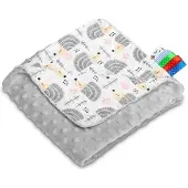 Sensillo Minky-Decke, 75x100, graue Farbe