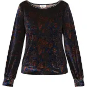 Usha Bluse Frauen blau mehrfarbig