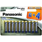 Panasonic Batteries Everyday Power battery LR6EPS/10BW (6+4)