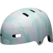 Bell Klingel SPAN Gloss Helm, Weiß/Blau