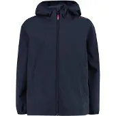 CMP Kinder Jacke G Jacket FIX Hood Blau 176