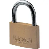 Master Lock MasterLock Vorhängeschloss, massives Messing, 50mm