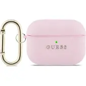 GUESS Schutzhülle für AirPods Pro 3, Grained PolyurethanClassic Logo Case, Rosa