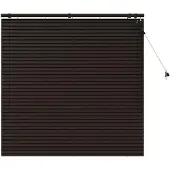vidaXL Venezianische Jalousie Dunkelbraun 140 x 130 cm 35 mm