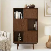 Idimex Highboard SIMONA aus Massivholz mit 3 Türen – Eiche Finish