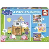 Educa Peppa Pig Progressive 12-16-puzzle 20-25 Stücke Mehrfarbig Mehrfarbig One Size